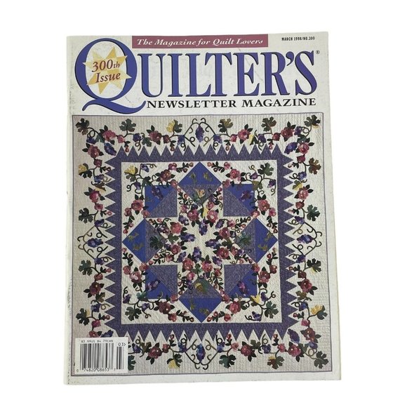 Quilter's Newsletter Magazine Vintage 1998 Lot of 5 - Picture 3 of 6